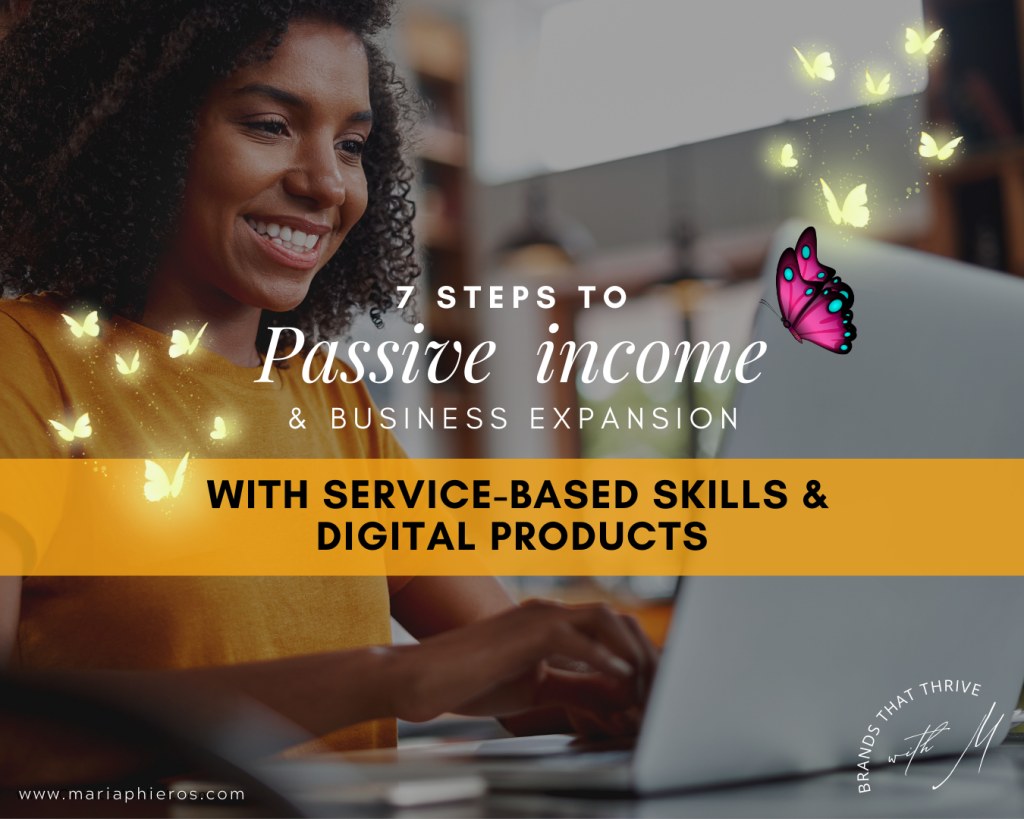 Brands That Thrive Blog By Maria Phieros Design you destiny guide to passive income feature image cover